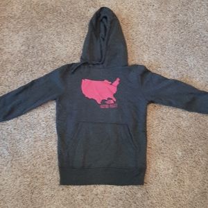 Small North Face sweatshirt
